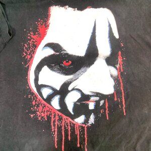 ICP MADROX Giant Bloody Face  T Shirt JUGGALO Double sided RARE XL Vinta…